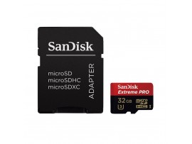 SanDisk Extreme Pro microSDHC UHS-I Class 10 U3 95MB/s 32GB (with Adapter)